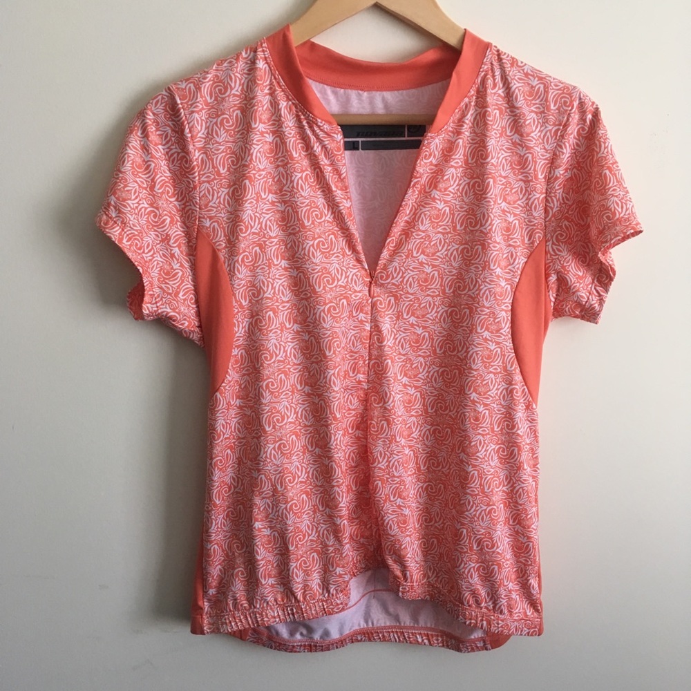 Novara | Orange Cycling Shirt Large